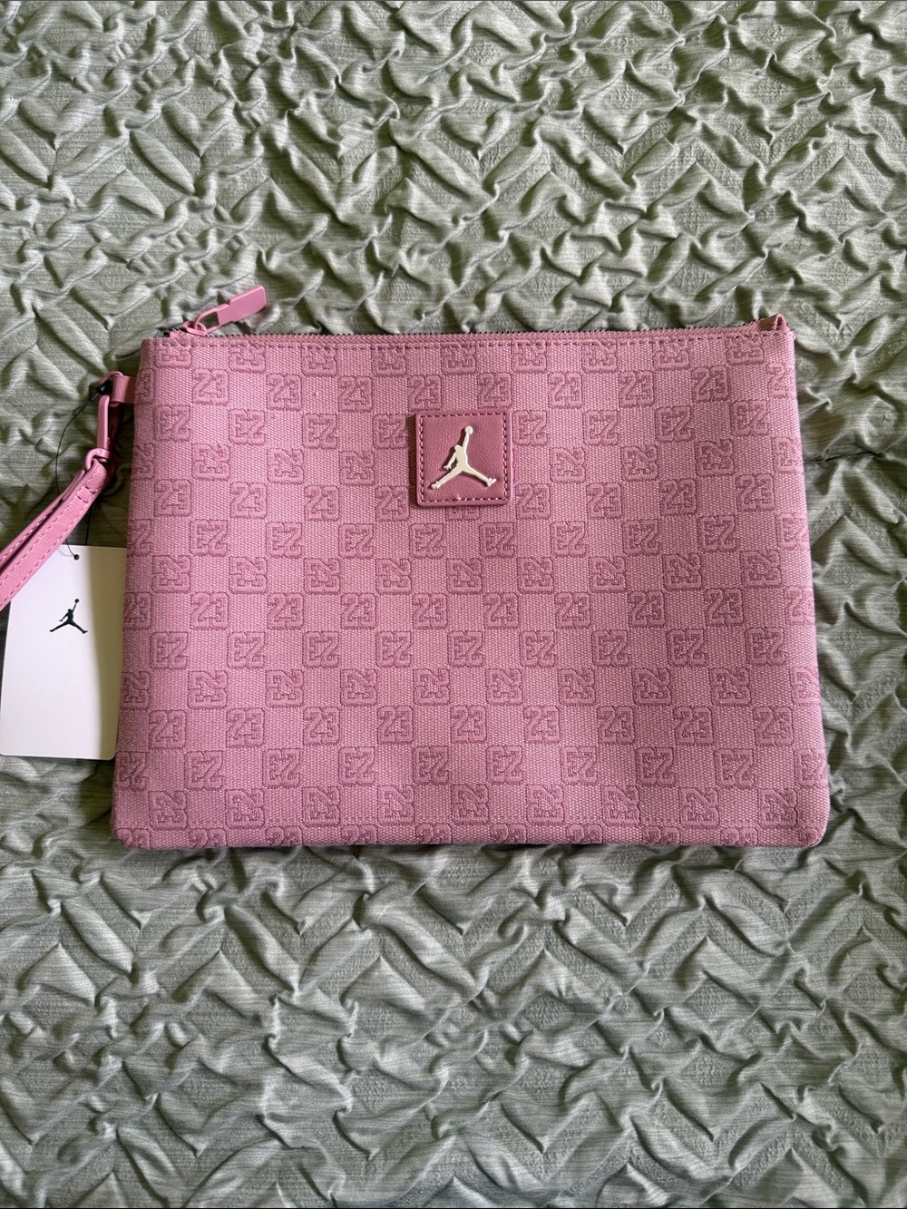 Jordan monogram pouch Pink Glaze